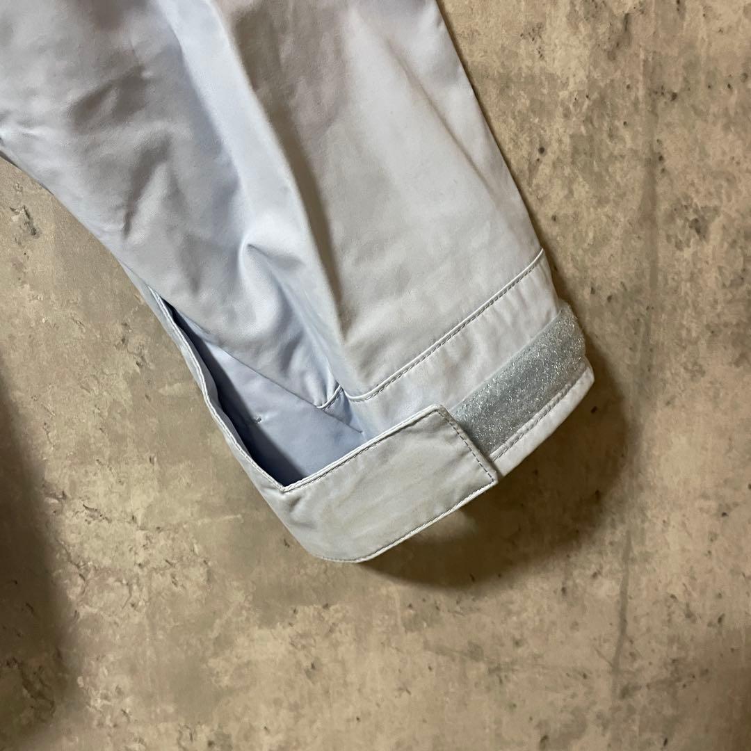 Burtonバートンスキーウェアスノーボードジャケットパーカーフード付グレー水色