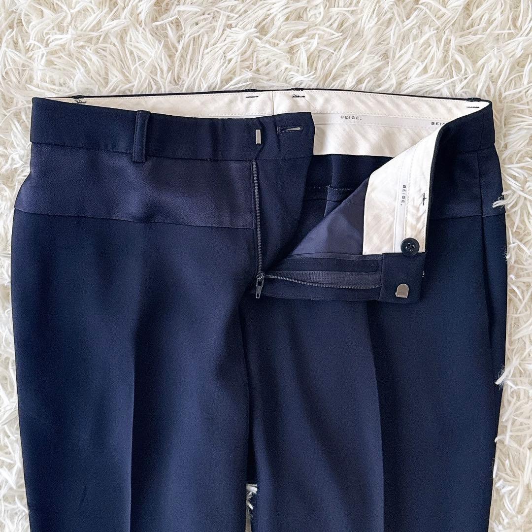 美品✨ベイジ CINDY パンツスーツ セットアップ ジャケット ネイビー 2