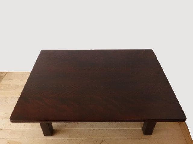 北海道民芸家具　ＨＭ4052　座卓　ローテーブル　再塗装済　ＵＳＥＤ