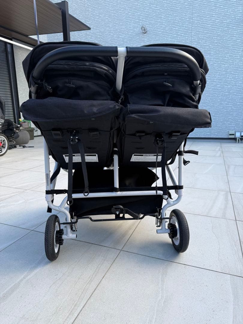 AIRBUGGY ダブルベビーカー ブラック/グレー