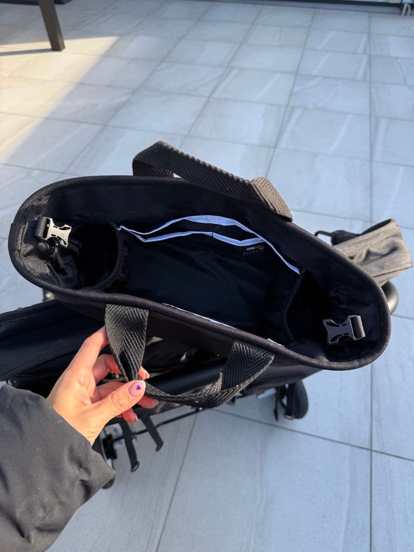 AIRBUGGY ダブルベビーカー ブラック/グレー