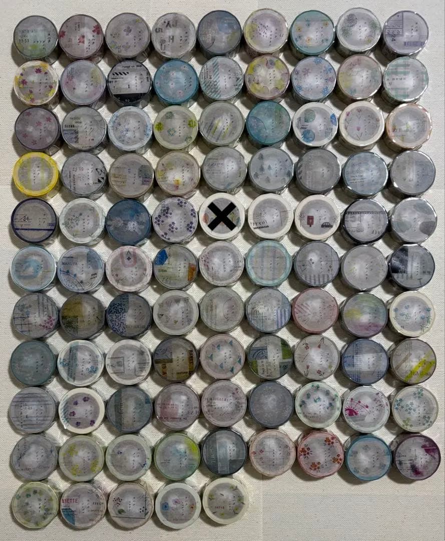 ヨハク　限定マスキングテープ　94点　バラでのご購入も歓迎です