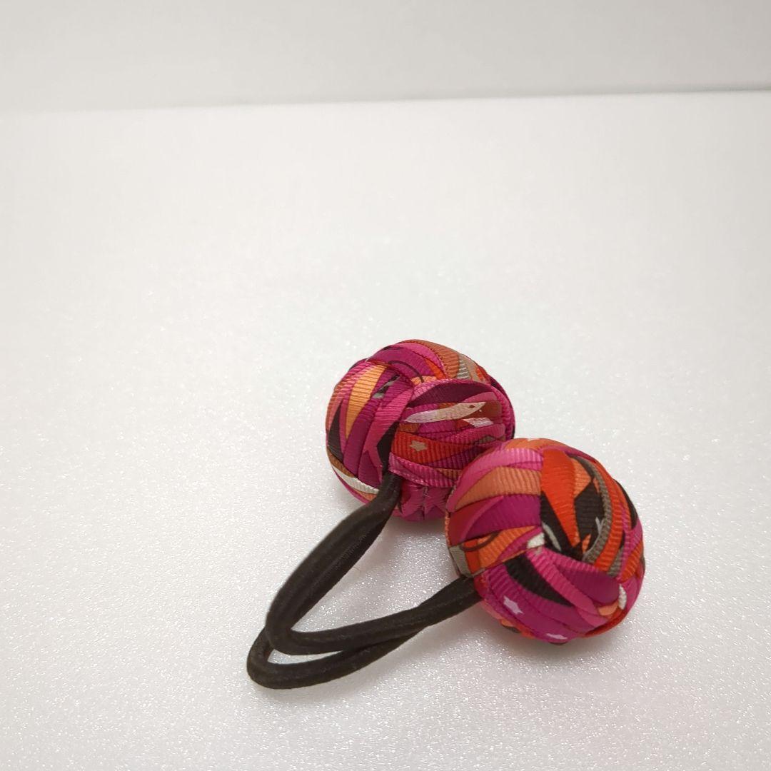 エルメス　シュシュ　ポンポン　アクセサリー