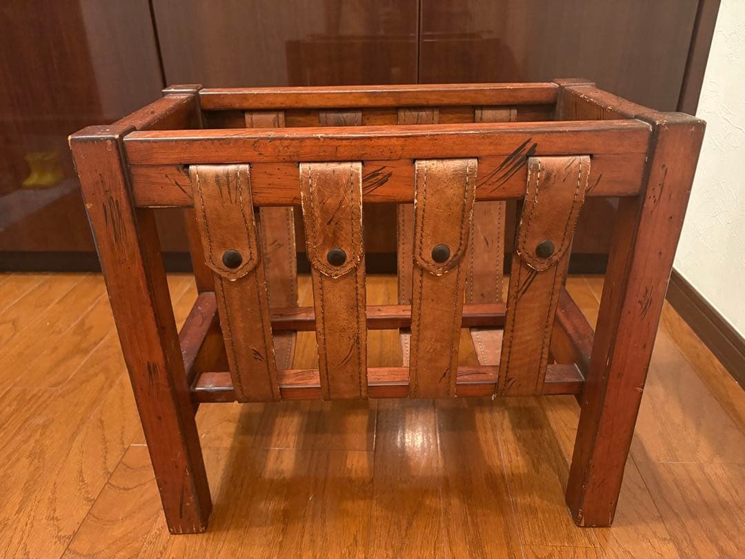 アンティークマガジンラック