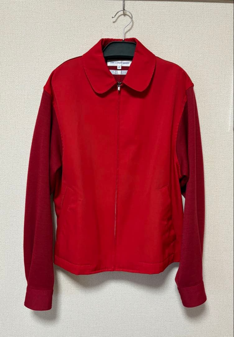 1990s コムデギャルソンシャツ　ブルゾン　赤