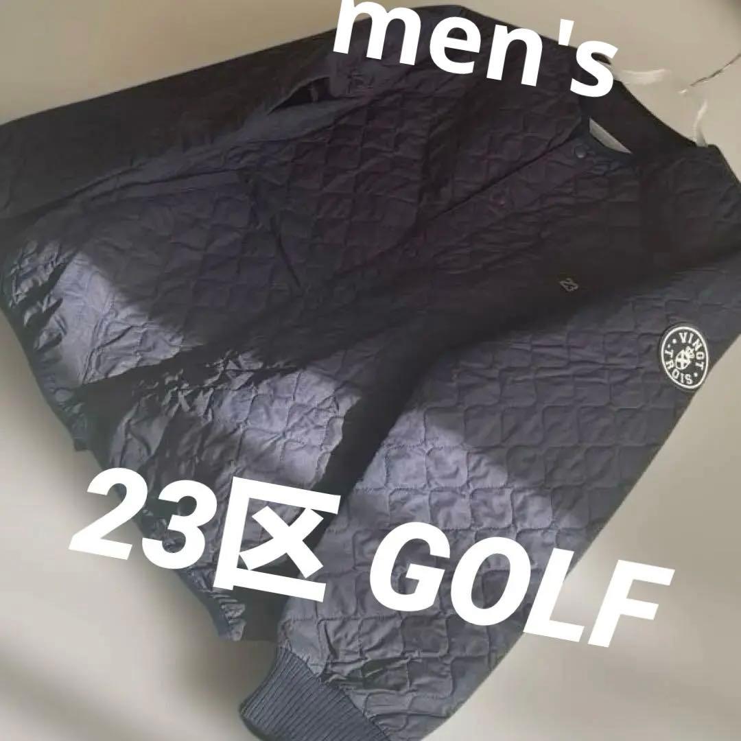 23区 GOLFネイビー キルティングジャケット