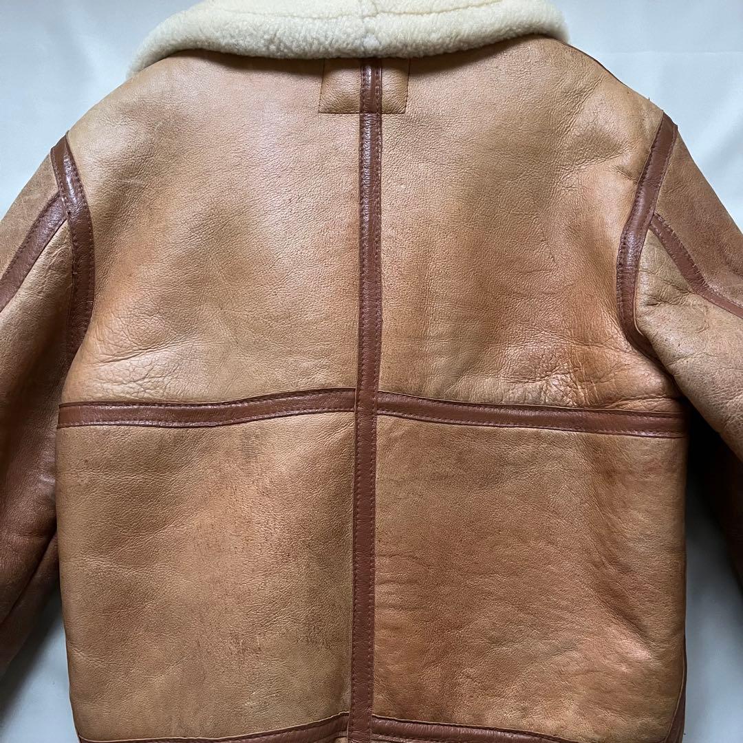 レアSchott ショットB-3 フライトジャケット ボア ムートン42 USA