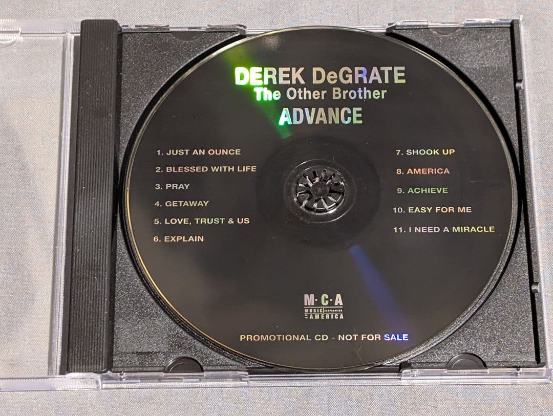 洋楽 DEREK DeGRATE The Other Brother advance