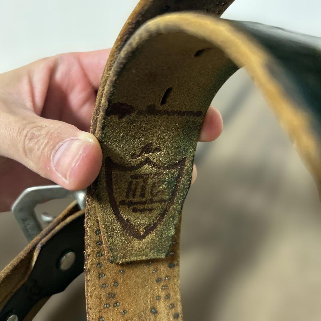 (早い者勝ち)HTC スタッズベルト　深緑　32 アメカジ　激レア　ヴィンテージ