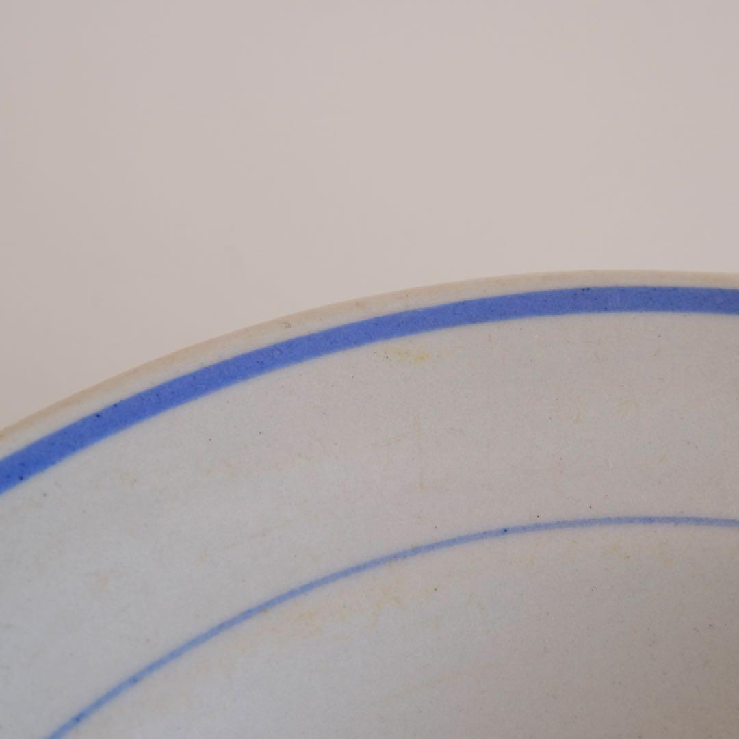 オールドアラビア　ARABIA 深皿 プレート　ブルーライン