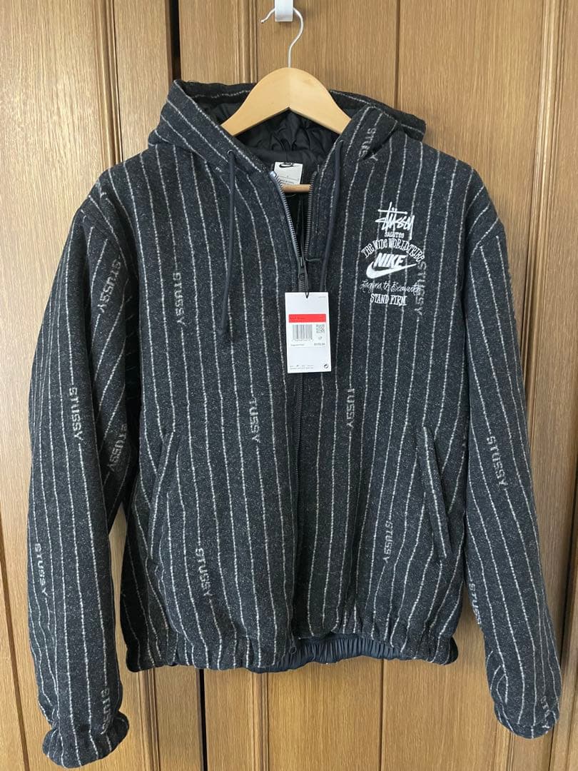 Nike Stussy Striped Wool Jacket　Lサイズ