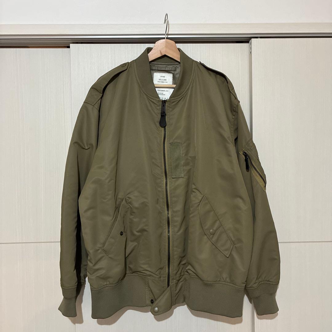 HYKE MA-1ジャケットTYPE L-2A JACKET