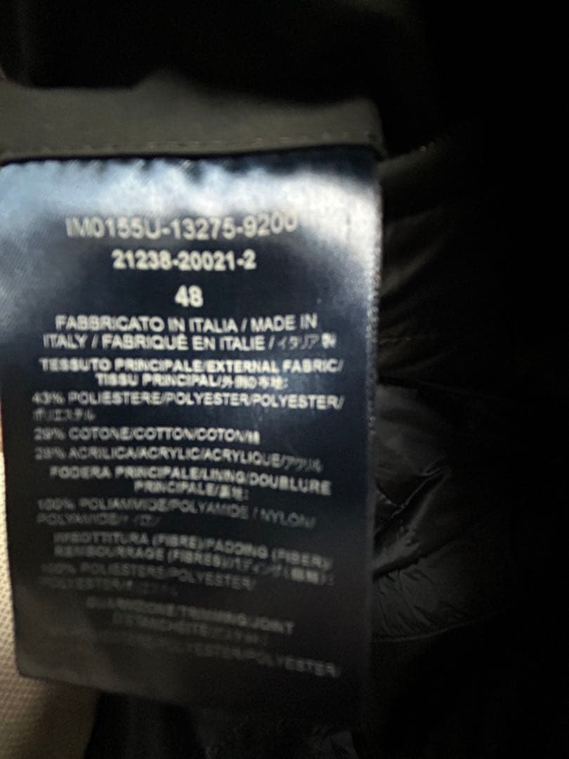 HERNO ステンカラーコート ネイビー