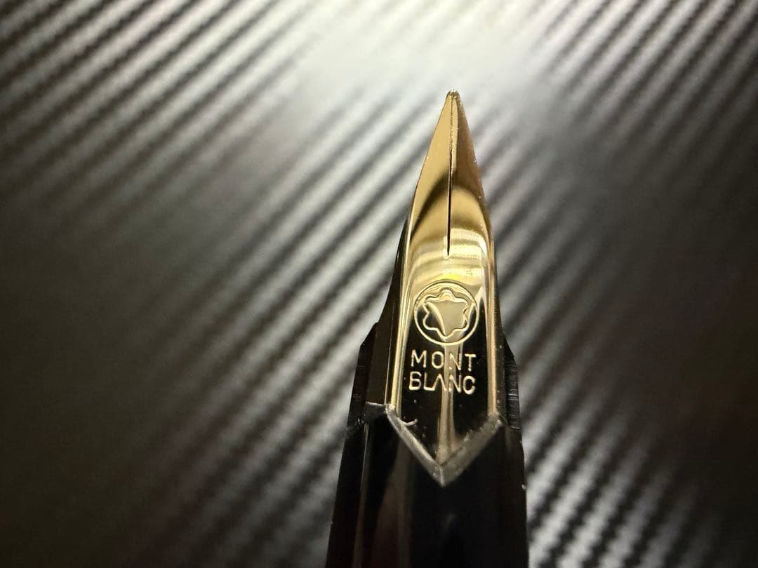 極美品 モンブラン No.221 ブラック EF 極細字 万年筆