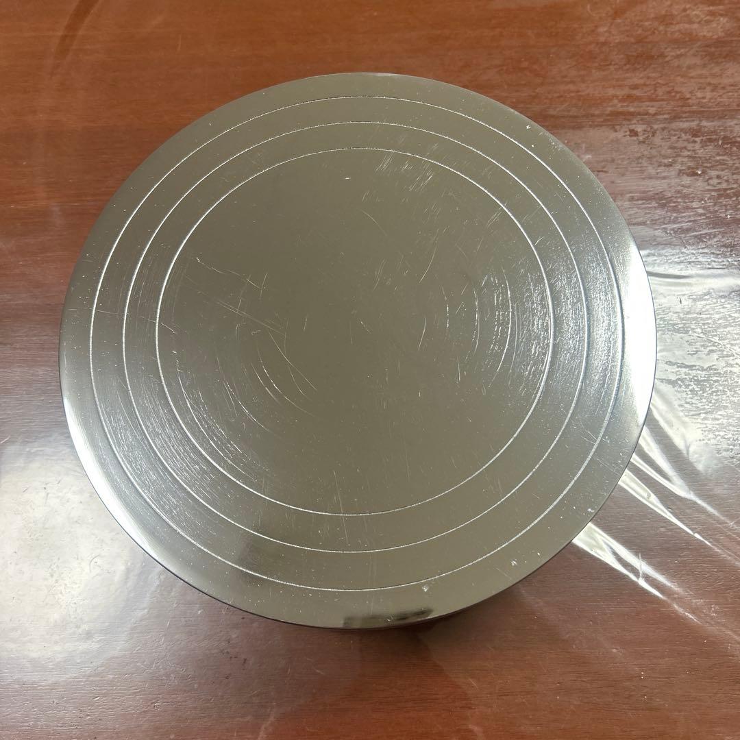 美品　プロ仕様　ケーキ回転台　鋳物