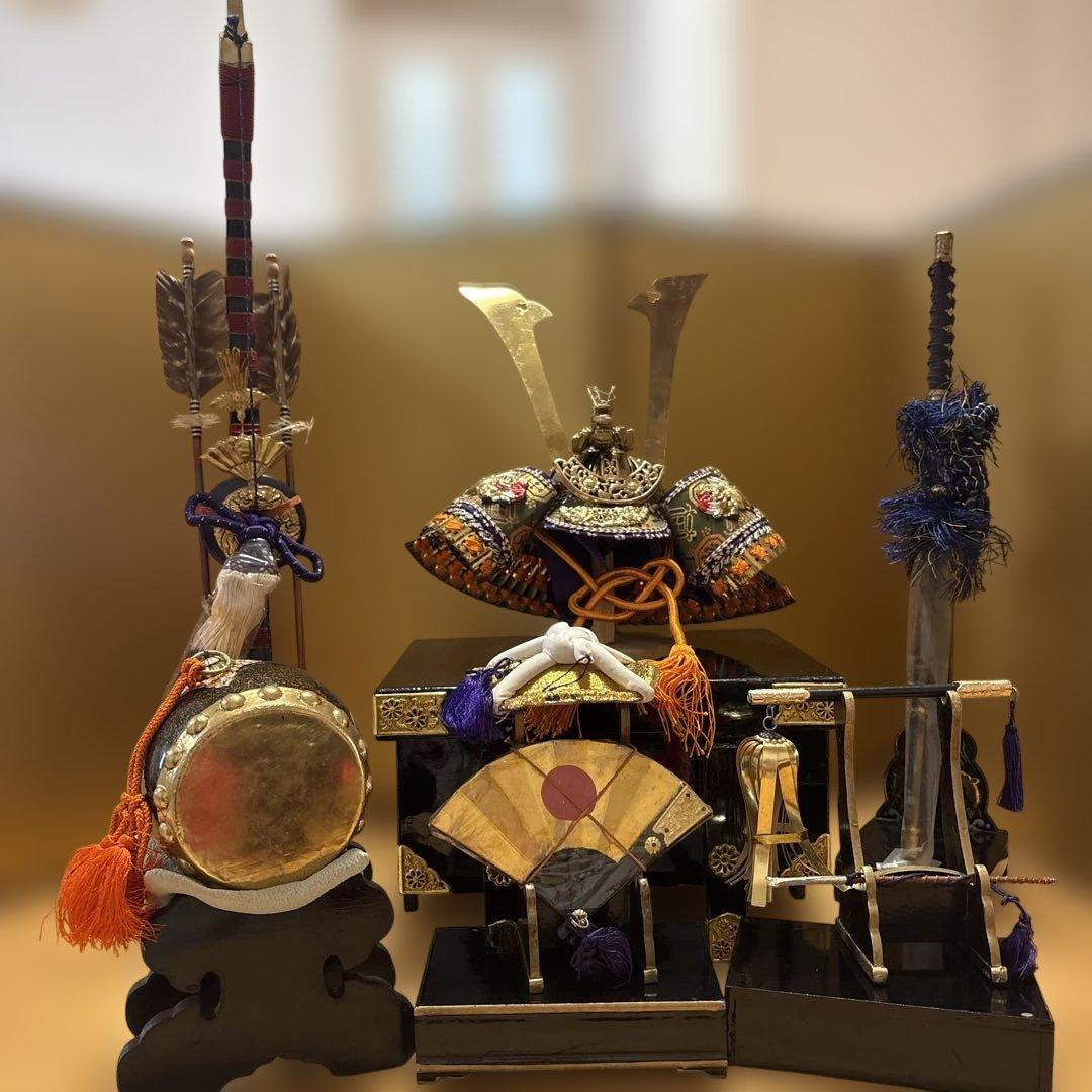 年代物　五月人形 武者飾り セット