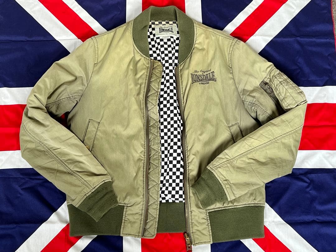 LONSDALE ロンズデール MA-1 PUNK SKINSレア ミリタリー