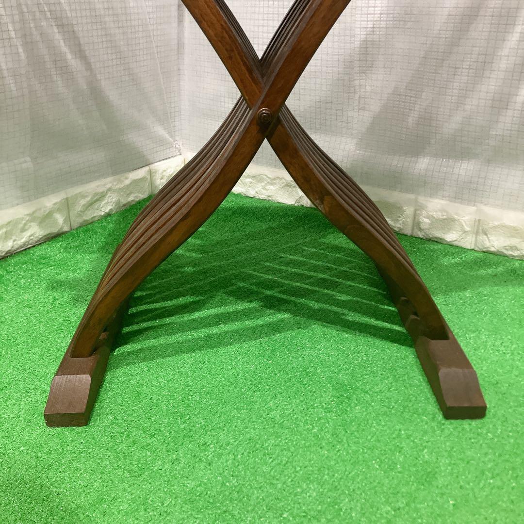 美品 イタリア製 サヴォナローラ チェア ライオンチェア 折り畳み椅子