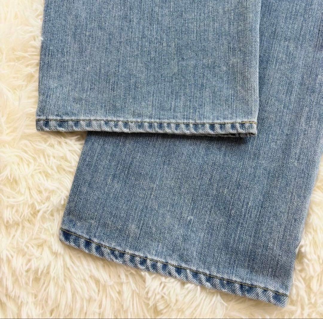 美品 YANUK ヤヌーク ボーイズストレートデニム LEA 57111231