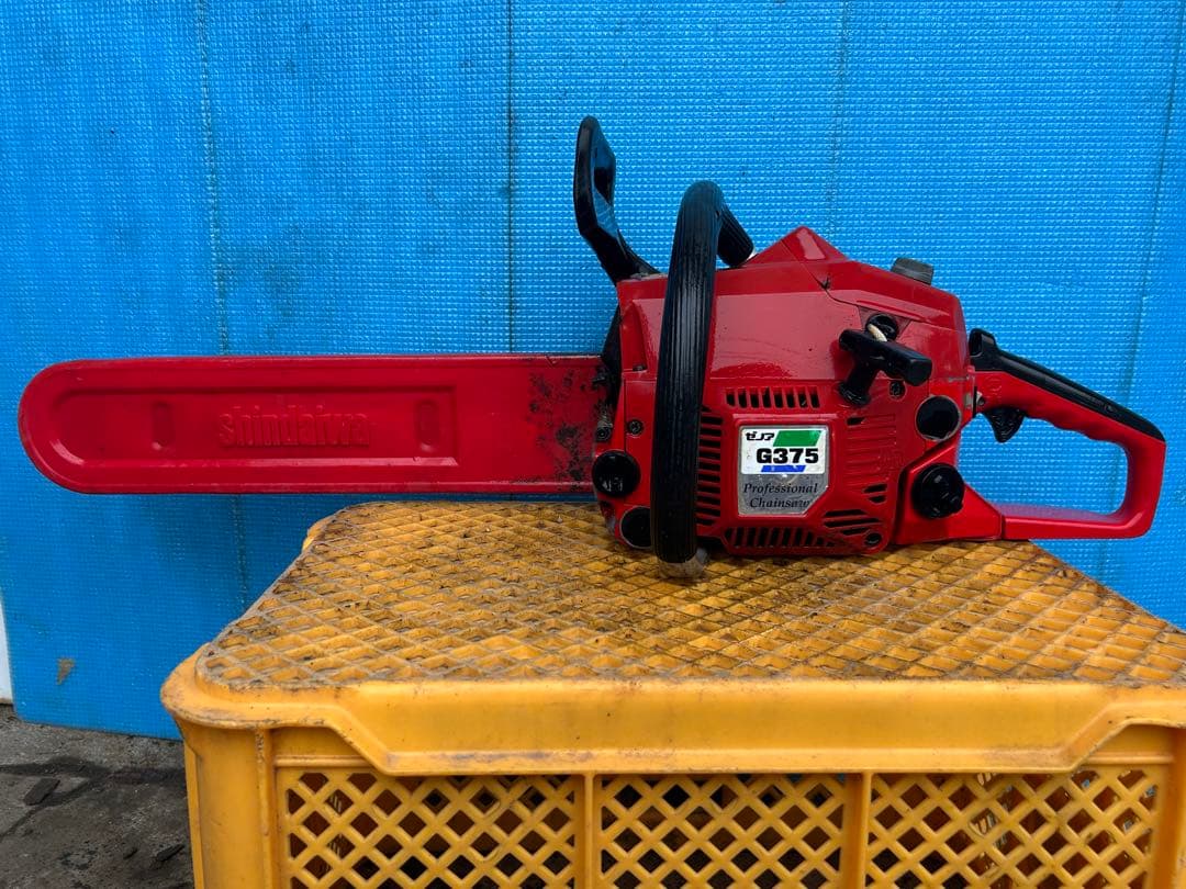 ゼノア　チェンソー　プロ用　名機 サンナナ G375 希少 プロ機　チェーンソー