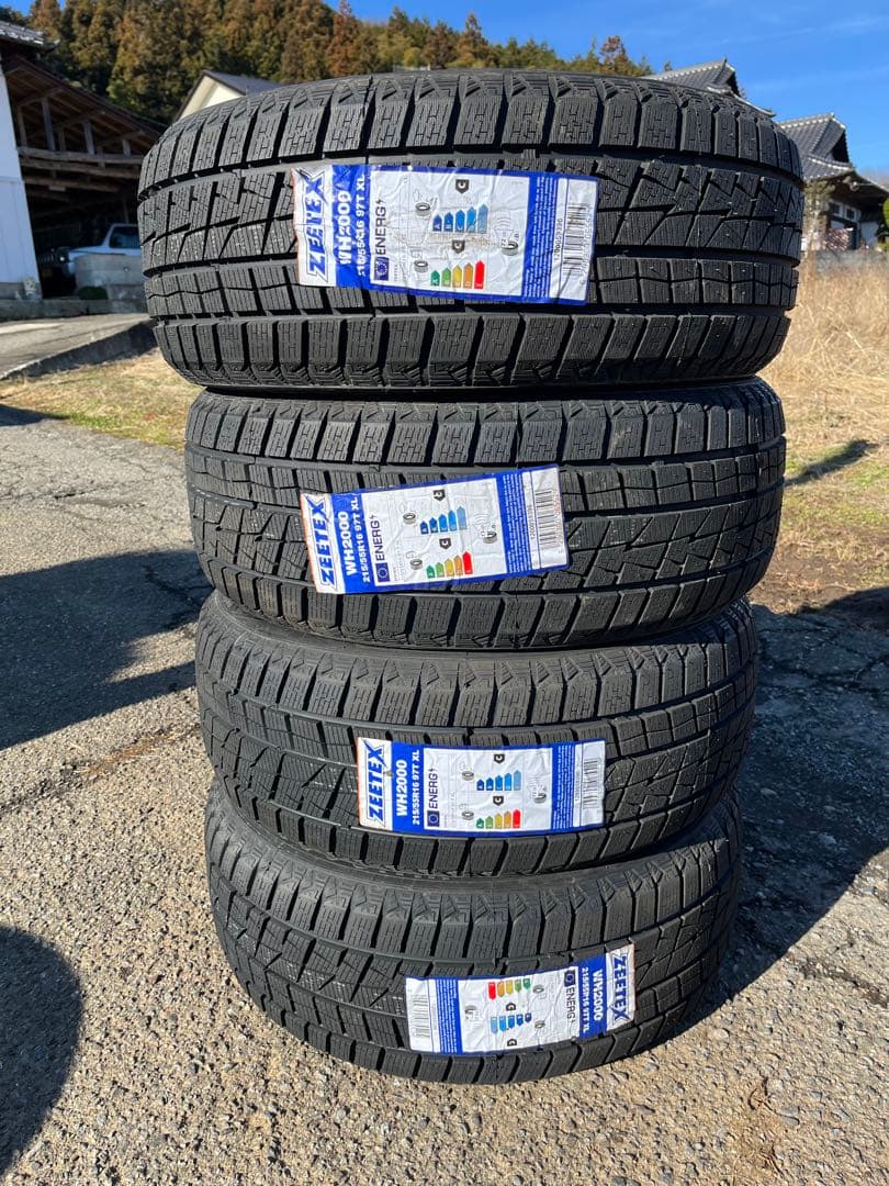 新品 ZEETEX 215/55r16 24年製 スタッドレス