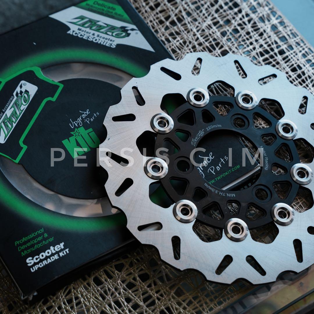 TWPO ディスク2枚　220mm 70mm 3穴