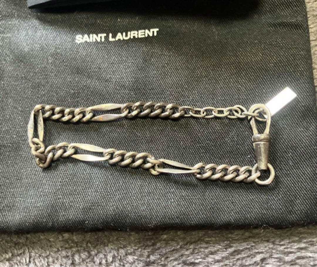 サンローラン　ブレスレット　シルバー　アクセサリー