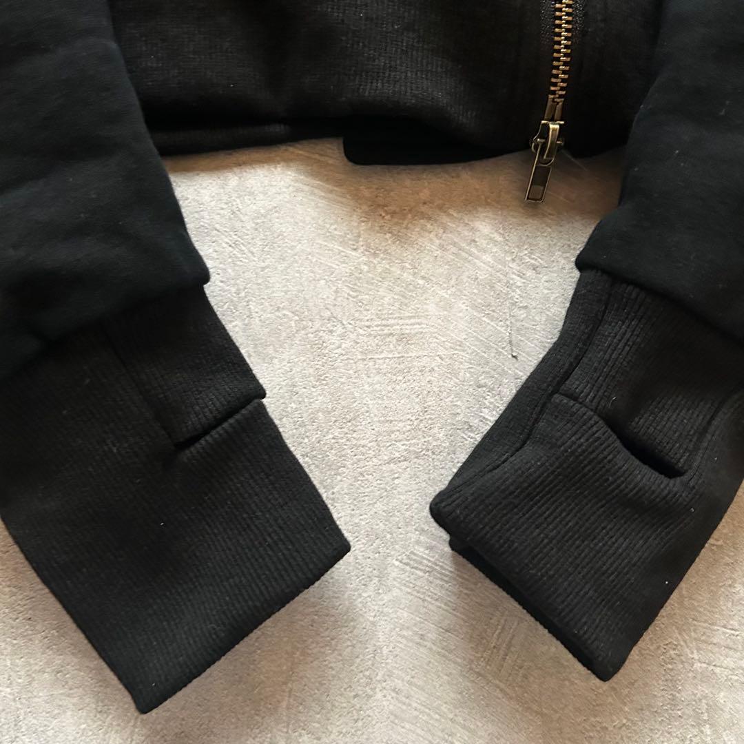 ジャケット・アウター archive grunge fur parka y2k black