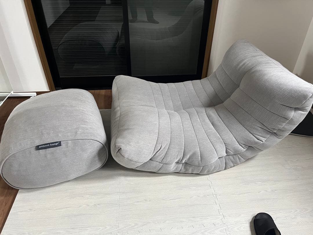 ambient lounge アクスティック オットマン付 クッションソファ