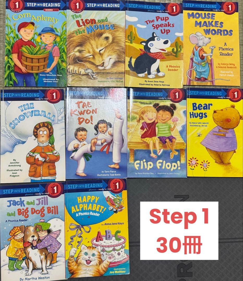 新品60冊2セットStep into Reading絵本レベル1と2英語 多読