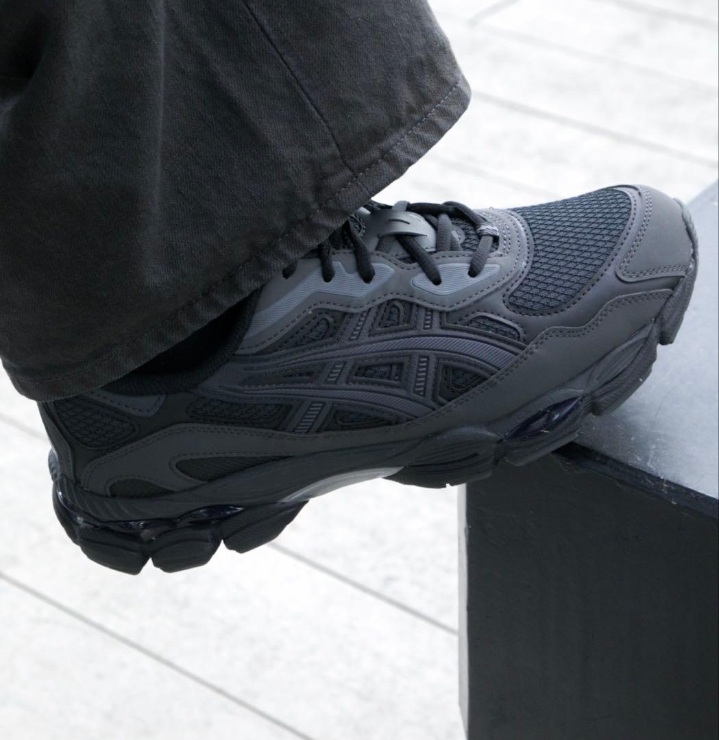 【値下げ・ほぼ新品】asics GEL-NYC RGD ブラック 27cm