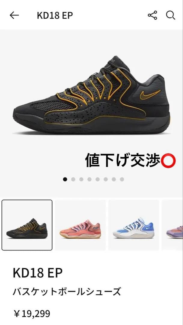 NIKE バスケットボールシューズ Kevin 28.0