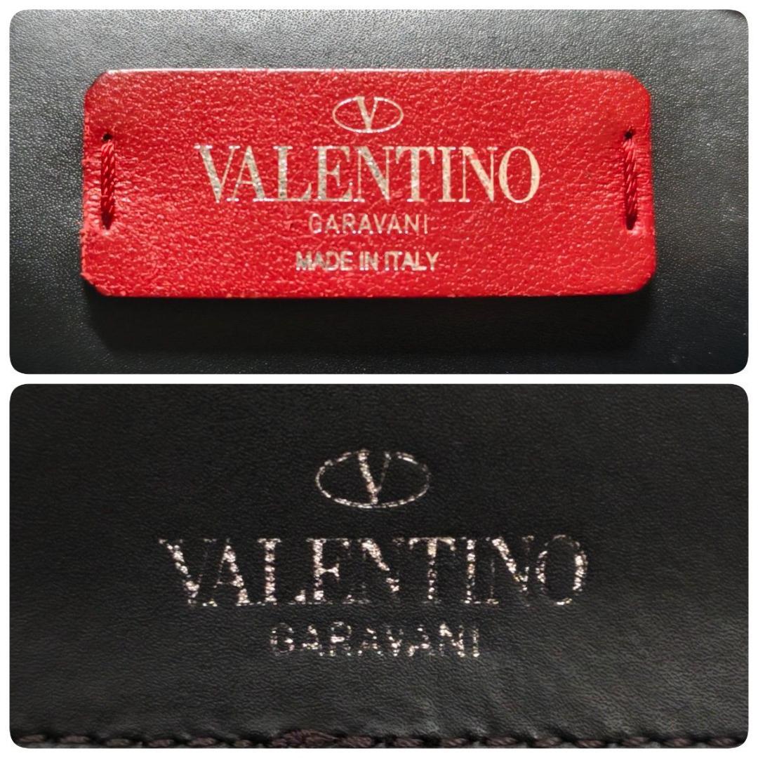 【正規品・極美品】VALENTINO ボディバッグ VLTN スタッズ ブラック