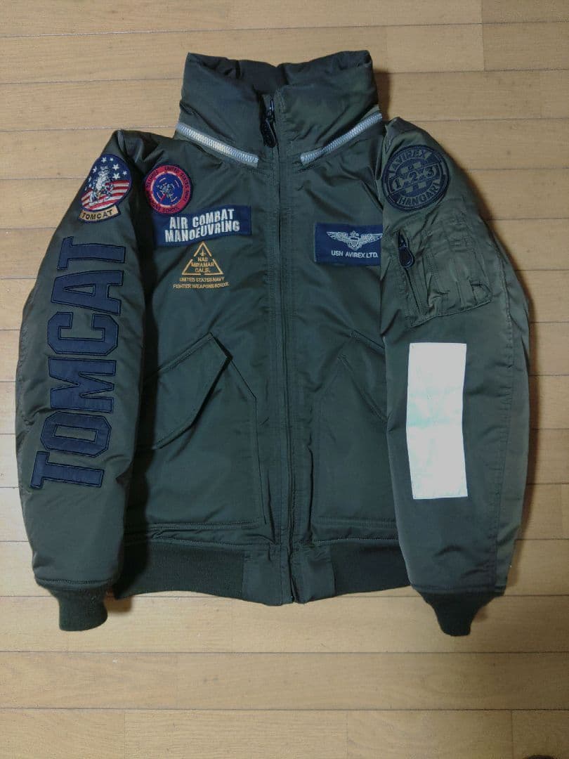 ★希少AVIREX CWU45P フライトジャケット トップガン XL★