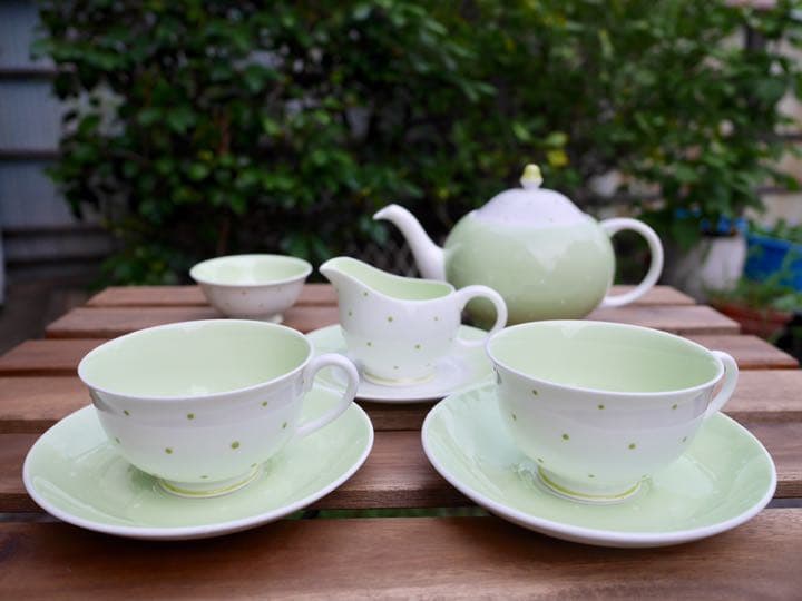 スージークーパー ＂レイズドスポット＂ ティーセット