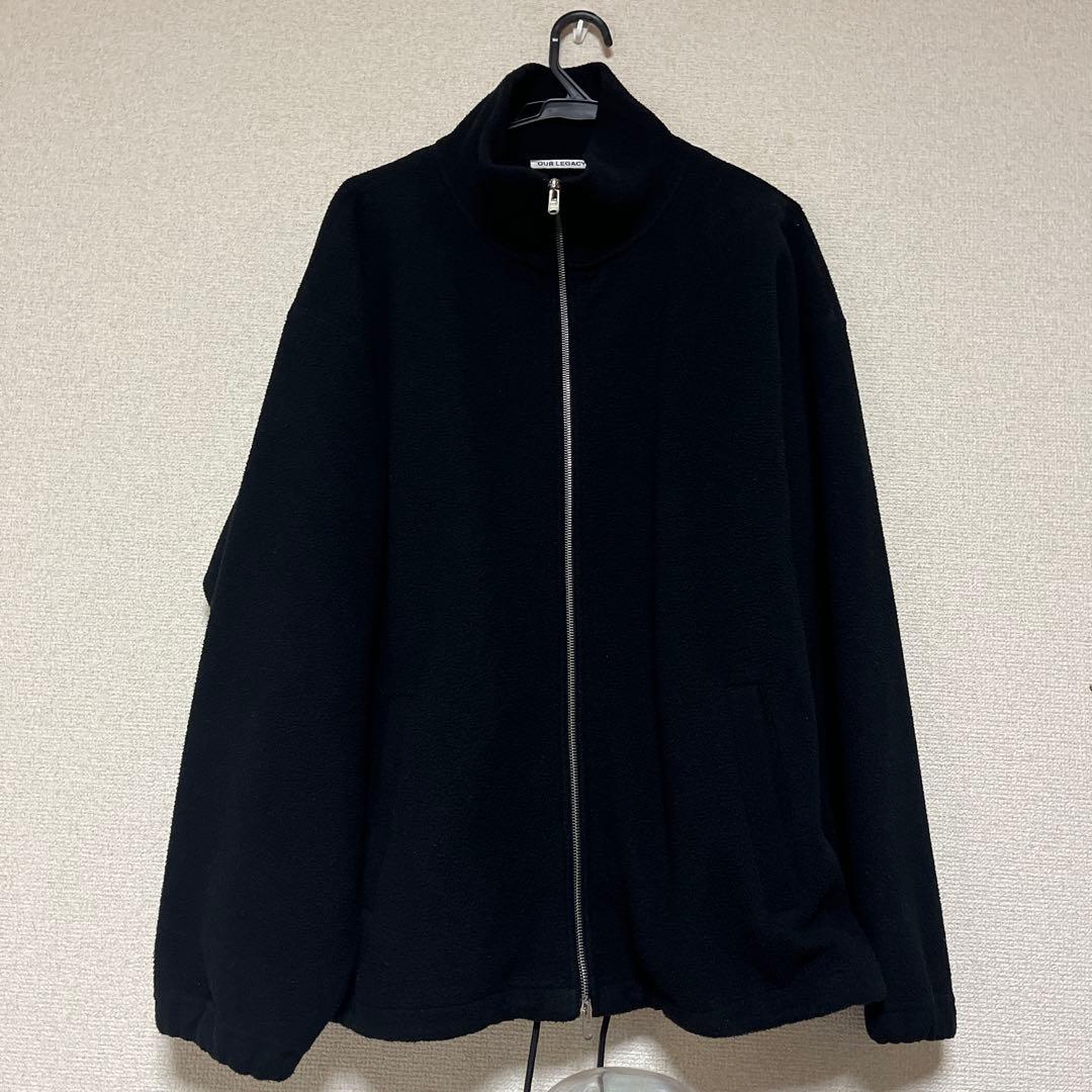OUR LEGACY アワーレガシー/ブラック フリースジャケット 48