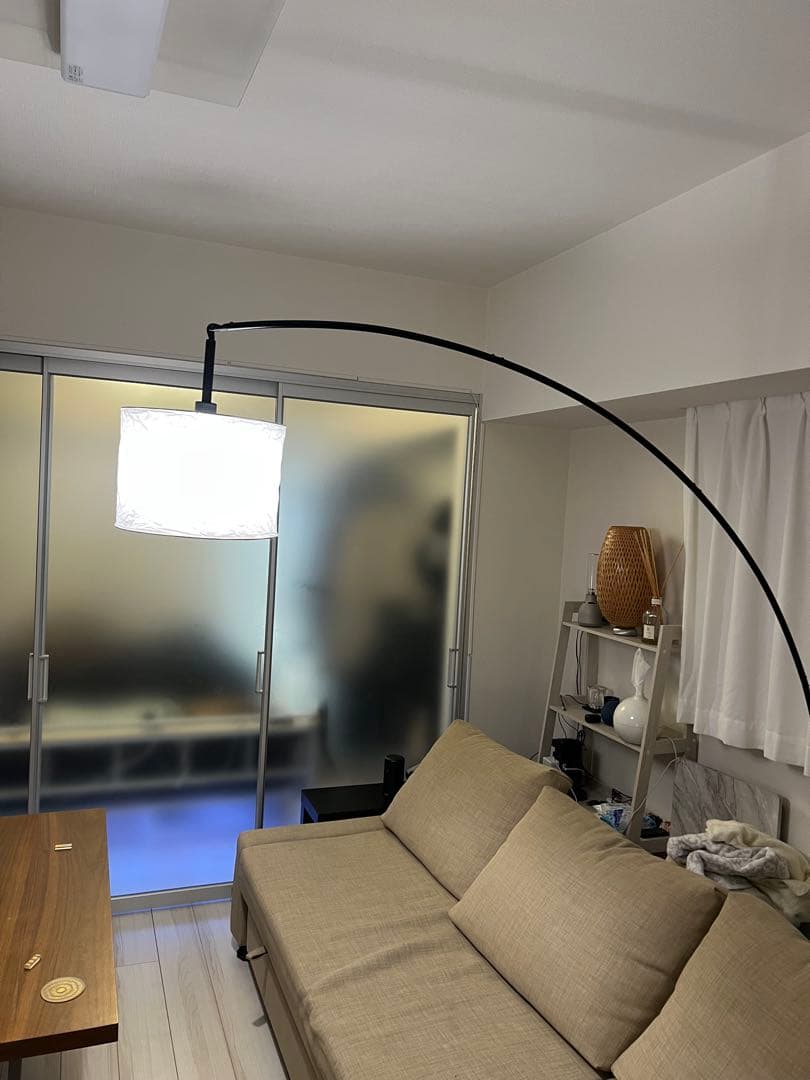 アーチ型フロアスタンド ホワイトシェード