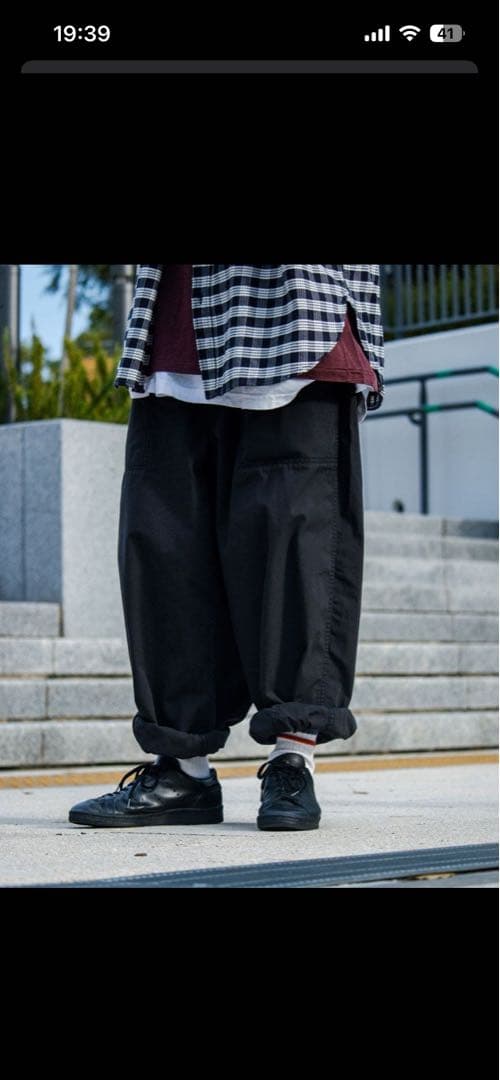 THE NORTH FACE ワイドクロップドパンツ 36ブラック