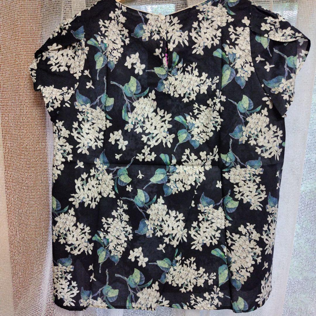 新品✨IENAリバティ チューリップスリーブブラウス アーカイブライラックF