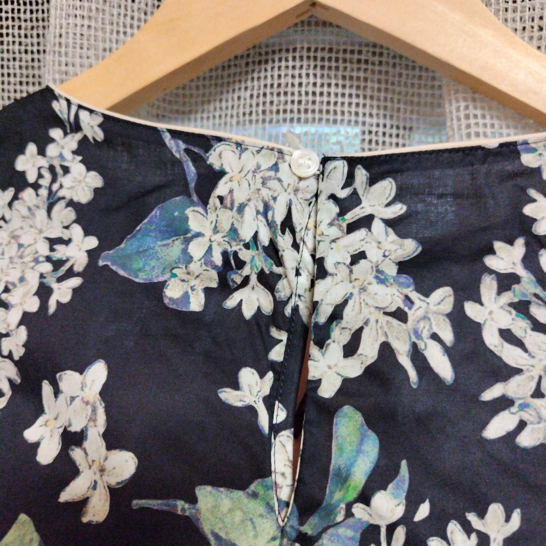 新品✨IENAリバティ チューリップスリーブブラウス アーカイブライラックF