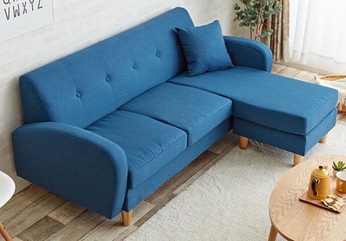 ソファ 3人掛け オットマン付き 新品