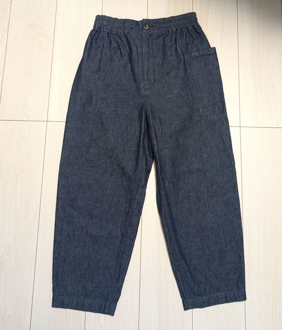 アトリエナルセ atelier naruse コットンデニムバルーンパンツ 36