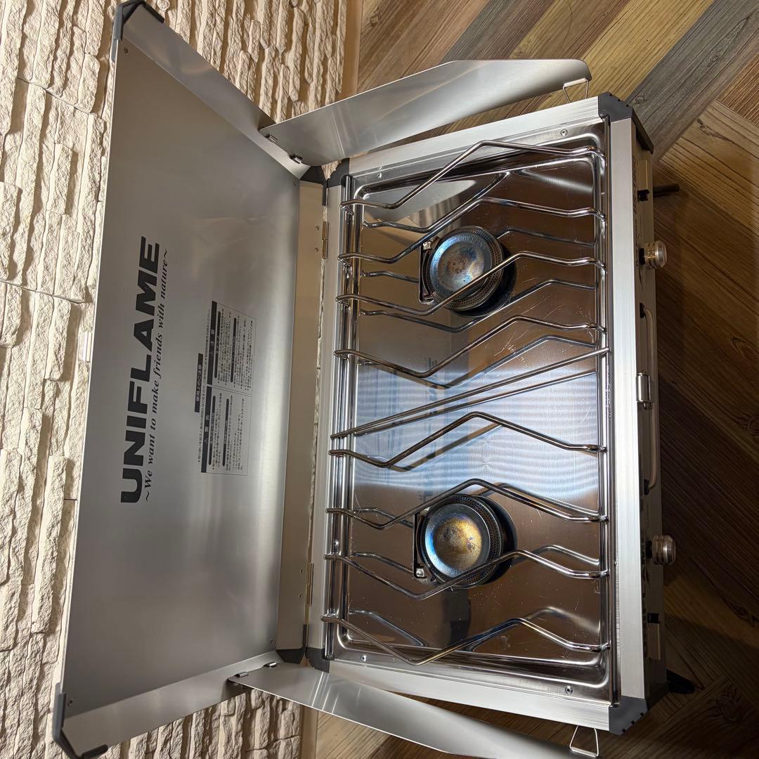 【✨初売り✨】UNIFLAME ツーバーナーコンロ US-1900