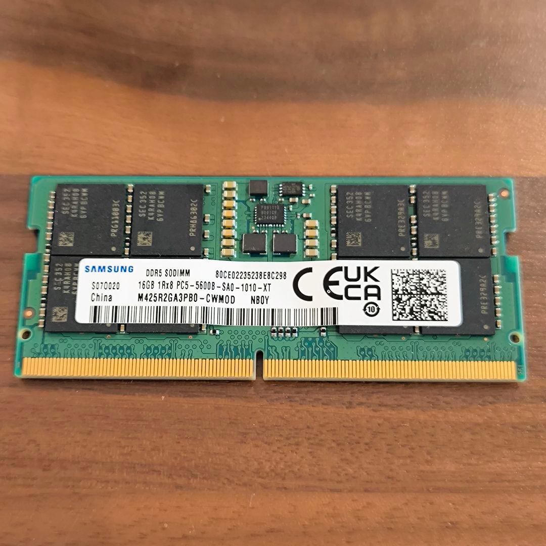 サムスン 16GB DDR5 5600MHz PC5-44800ノート用メモリ
