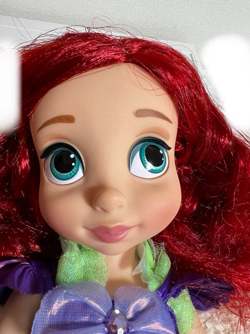 ディズニー、アニメータードールの人形（アリエル）ライト付き