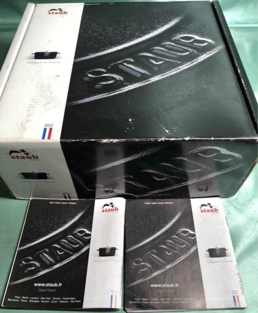 ストウブ ココットラウンド 20cm 両手鍋 シルバー staub