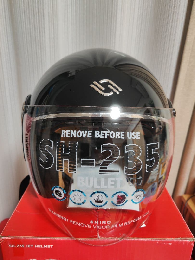 SH-235 ジェットヘルメット ブラック