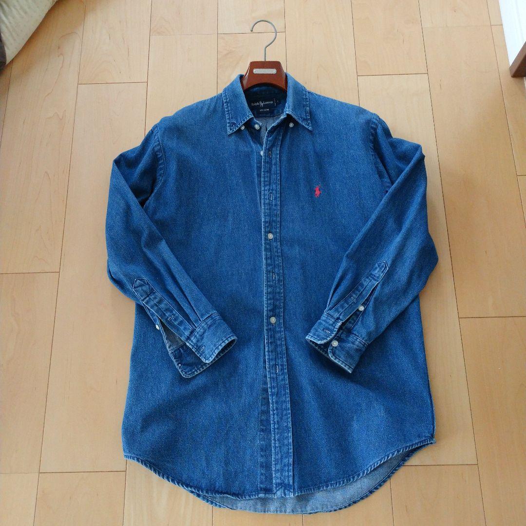 Ralph Lauren デニムブルー 長袖シャツ