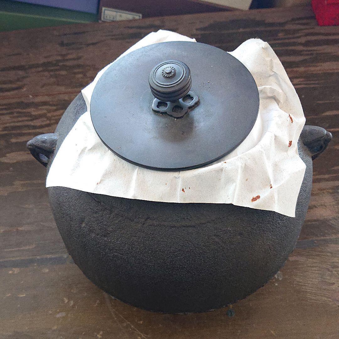 お茶道具 茶釜 政光