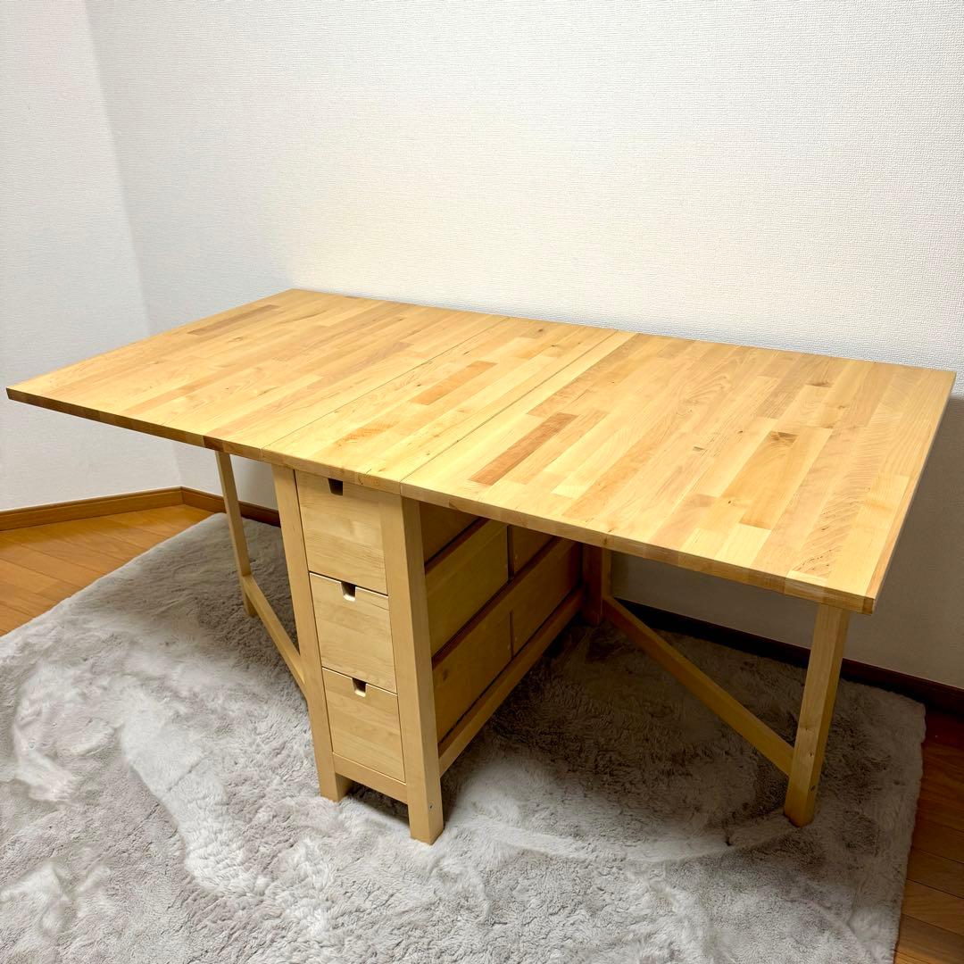 【美品/送料込】IKEA イケア NORDEN ノールデン ゲートレックテーブル